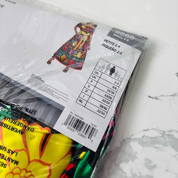 Women's Sugar Skull Beauty Costume Dress and Headband - Picture 5 of 5